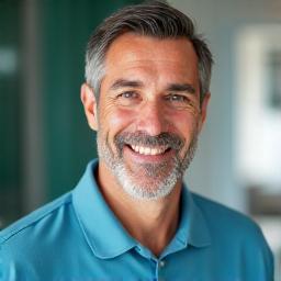 Retrato detallado de Javier Ruiz, fisioterapeuta