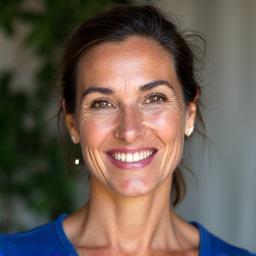 Retrato detallado de Sofía García, nutricionista